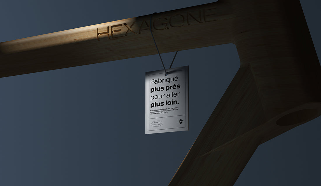 Hexagone propose des vélos en bois fabriqués en France